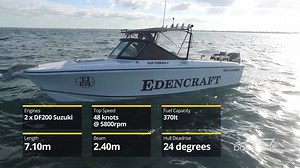 Looking for a sweet ride. Read our Edencraft Boats Formula 233 with twin 200hp Suzuki review. It's just dropped here >> http://bit.ly/2z2QjI0 | boatsales.com.au