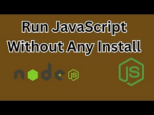 Run JavaScript Without Any Install | Beginner’s Guide to JavaScript Practice