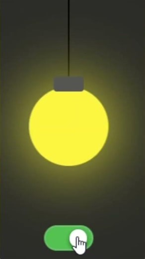 Modern Lamp Switch Effect Web Animation Tutorial