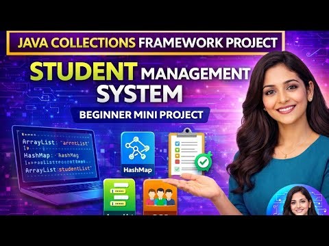 ☕💻Java Collections Framework project for beginners | Student management system @Agni_dev_hub