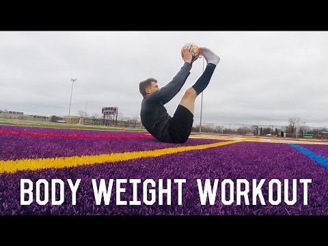 Body Weight Exercises For Footballers/Soccer Players | Strength Workout | Individual Training