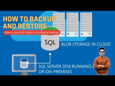 Microsoft SQL Server : How to Backup and Restore Database in/from Azure Storage Account | SQL VM