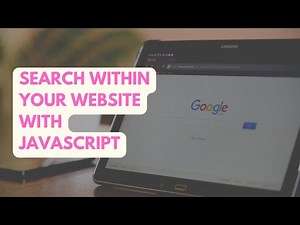 How to create a simple search within your own site using Javascript (search your own site)