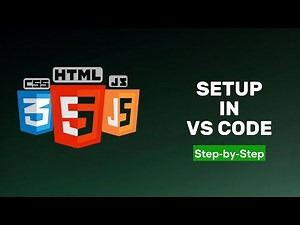 How to Setup HTML, CSS, JavaScript Basics in VS Code (2024)
