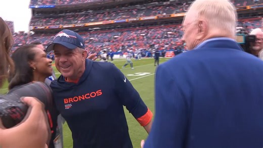 "It's the battle of Arkansas." - Sean Payton to Cowboys owner Jerry Jones & Broncos co-owner Robson Walton (U of Ark. alums) 🏈⭐ | Jonah Javad