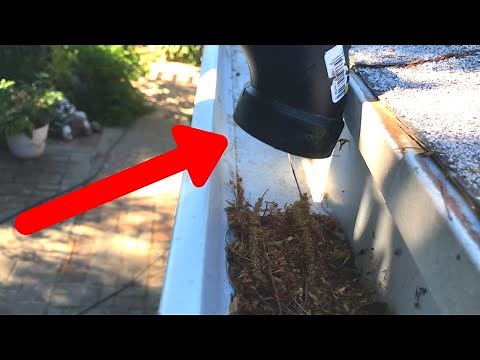 How to Build the Best Rain Gutter Cleaner - FAST & Easy DIY Hack