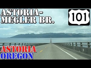 Astoria Megler Bridge - SCARIEST BRIDGE in Western US - Astoria - Oregon - 4K Infrastructure Drive