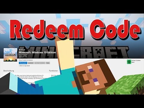 Minecraft: Windows 10 Edition Redeem Code bekommen und einlösen [Tutorial]