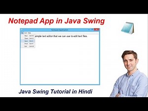 How to create a Notepad App in Java Swing using Netbeans IDE