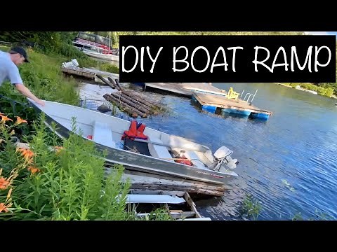 How to Make a Boat Ramp with Rollers