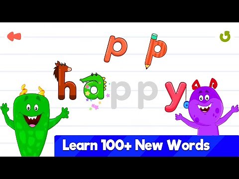 Learn How to Read and Spell Easy Words with Phonic Letter Sound - Reading Game for Kids