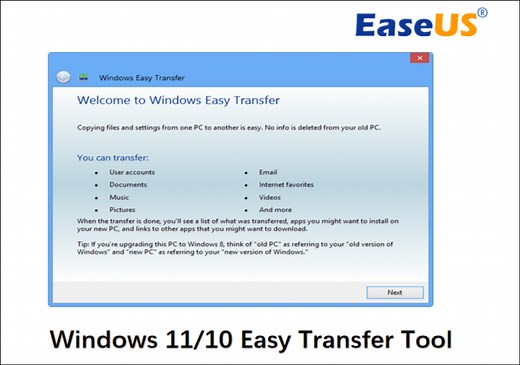 Windows 11/10 Easy Transfer Tool: 2026 You Should Know