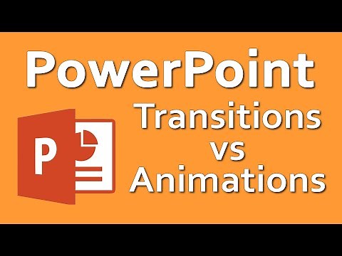PowerPoint Transitions vs Animations