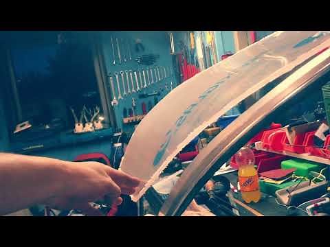 How to replace boat windshield with plexiglas DIY