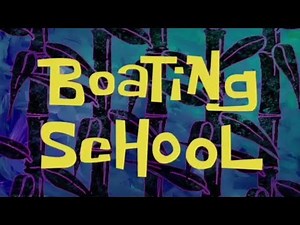 "Boating School" Title Card