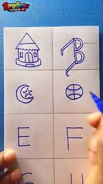 A to z Letter Drawing (part-1)