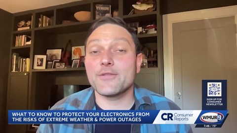 Consumer Reports tips on protecting electronics from risks of extreme weather, power outages