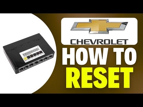 Reset Chevy Body Control Module Tutorial