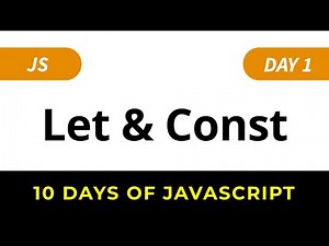 HackerRank 10 Days of JavaScript Solutions: Let and Const (Day 1)