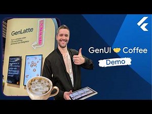 Personalized lattes with Flutter, Gemini, GenUI | Demo