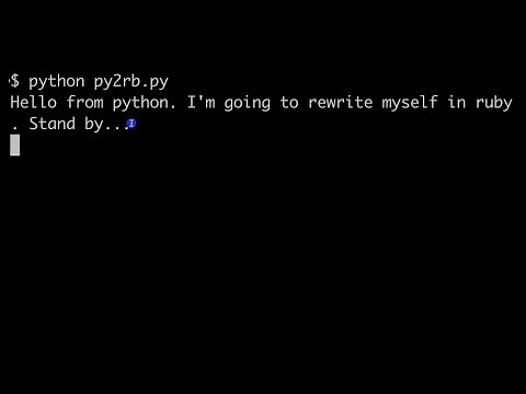 Converting Python to Ruby with OpenAI Codex