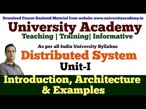 DS1:Distributed System Introduction | DS Architecture|Example of Distributed System