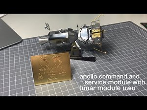 i built the Apollo CSM with LM in less than 4 minutes (real time) (not sped up)