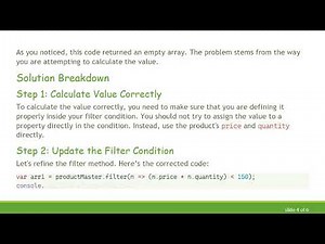 How to Create an Array of Products with Value Less Than 150 in JavaScript
