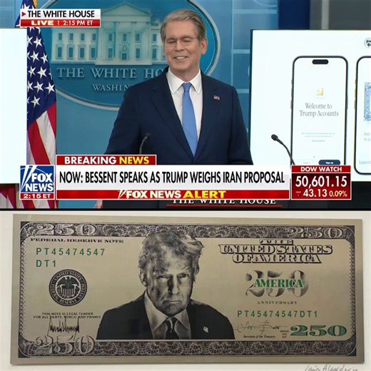 NEW: The Trump administration is pushing for a new $250 bill featuring President Trump's face, according to CNN.The bill would be a commemorative $250 bill for the United States' 250th anniversary."Should this legislative mandate be signed into law, the BEP (Bureau of Engraving and Printing) is moving proactively to produce a $250 commemorative note which will appropriately recognize the 250th Anniversary of our great nation," a spokesperson said to CNN.