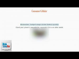 How To Use Consumer Cellular Hotspot – Enable, Password & Limits