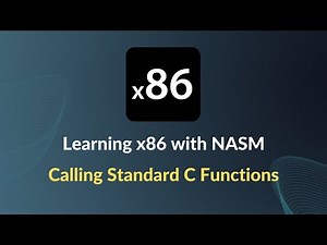 Learning x86 with NASM - Calling Standard C Functions