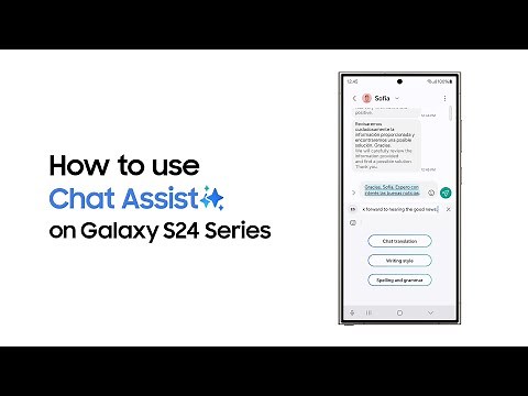 How to use Chat Assist | Galaxy AI | Galaxy S24 Series | Samsung