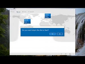 How to Add a Clock to Start Menu Using Alarms & Clock App in Windows 10 [Tutorial]