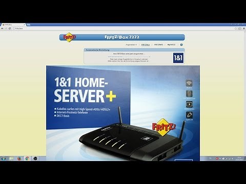 Fritzbox am 1und1 Anschluss einrichten (1&1 Homeserver)