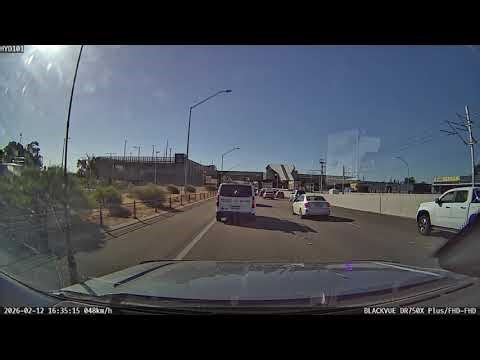 Van Driver being a van driver