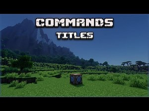 How To Use The Title Command - Minecraft Commands 1.21