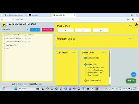 How JavaScript Event Loop Works | Event Loop Visualisation|| Call Stack, Web APIs & Queue Explained