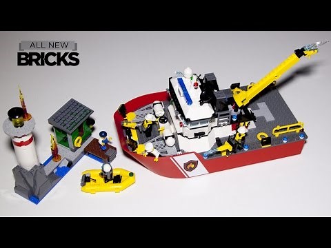 Lego City 60109 Fire Boat Speed Build