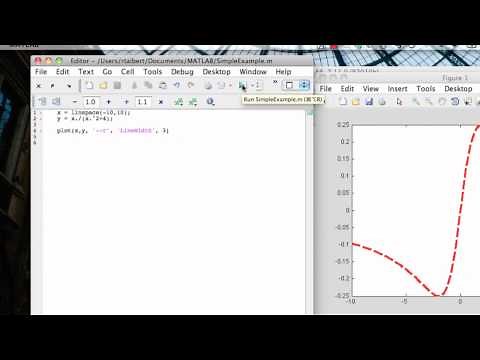 MATLAB Command Line Plotting: Simple example
