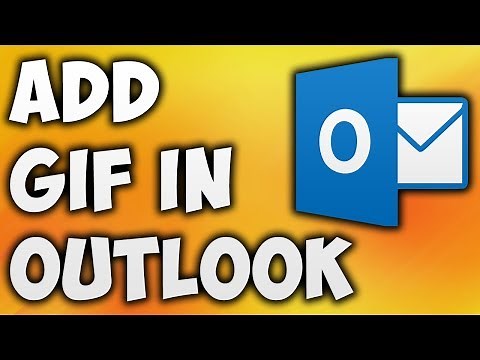 How To Add Animated GIF To Outlook Email - Insert GIFs In Outlook Mail