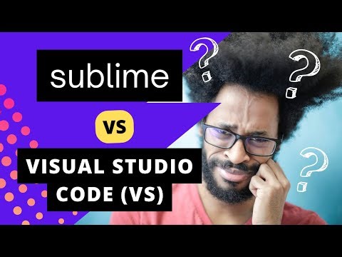 Kon saa Text editor best hai Sublime vs Vs code !