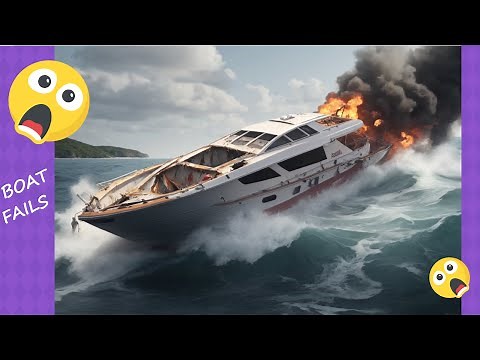 Epic Boat Fails - BOAT FAILS - SHIP IN STORM - BEST SHIP LAUNCHING