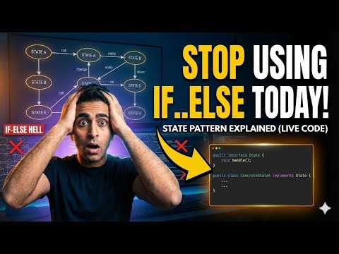 State Pattern Explained with Live Coding 🚦 | Low Level Design | System Design Course - 4