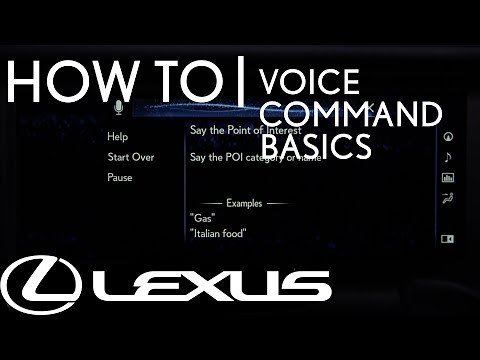 How-To Use Voice Command - Basics | Lexus