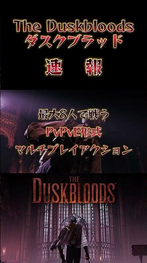 【速報】ダスクブラッドのテスト実施が発表！