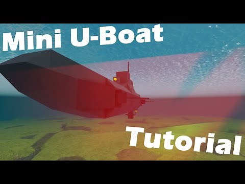 Mini U-Boat Tutorial | Roblox Plane Crazy