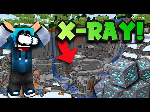☢️Minecraft Bedrock☢️ X-RAY GLITCH TUTORIAL: How to SEE THROUGH the Blocks MINECRAFT SURVIVAL World