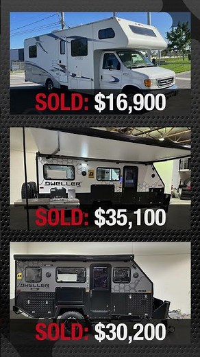 RV Auction Results - January 4-11, 2023