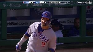 Cubs win! Javy Báez swatted the first AND second Cubs home runs of the year in a 12-4 Opening Day win over the Rangers! #EverybodyIn | Chicago Cubs