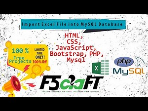 Import Excel File into MySQL Database | Free Tutorial | Tamil | F5Craft - Web Development Company